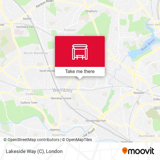 Lakeside Way (C) map