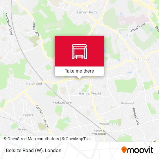 Belsize Road (W) map