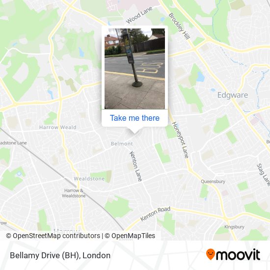 Bellamy Drive (BH) map