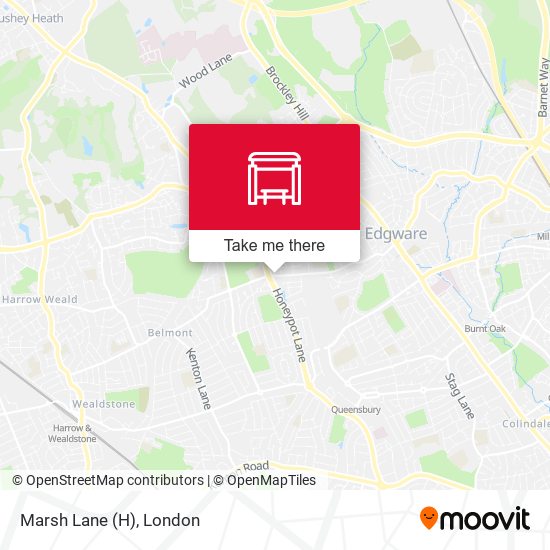 Marsh Lane (H) map