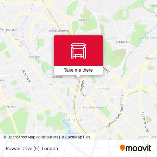 Rowan Drive (E) map