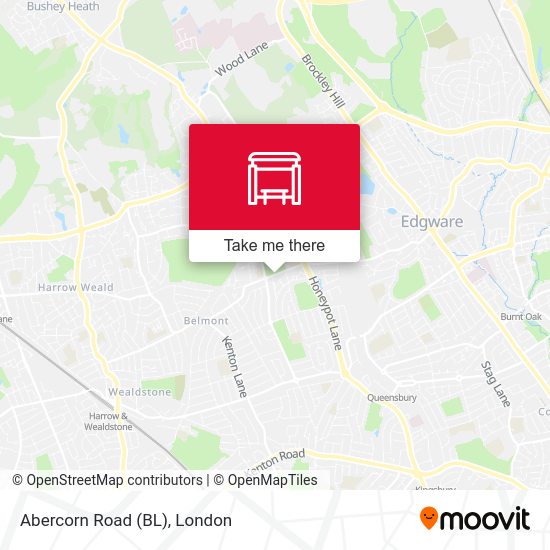 Abercorn Road (BL) map