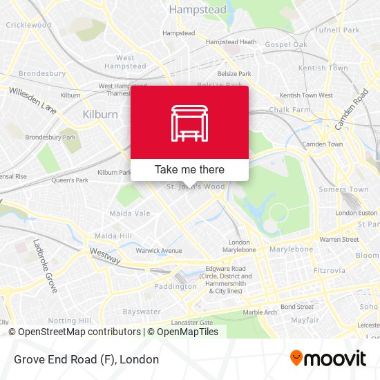 Grove End Road (F) map