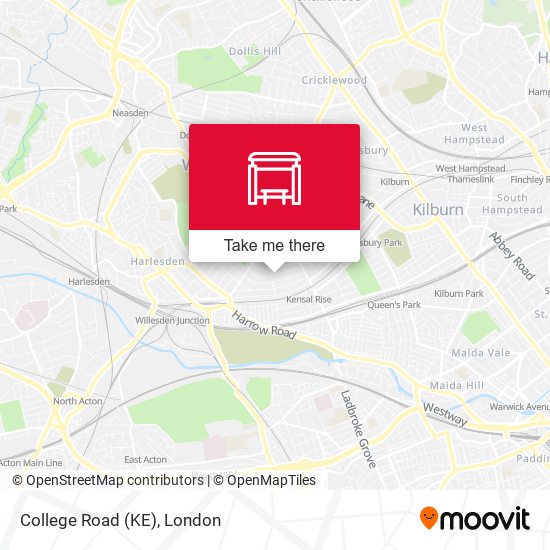 College Road (KE) map