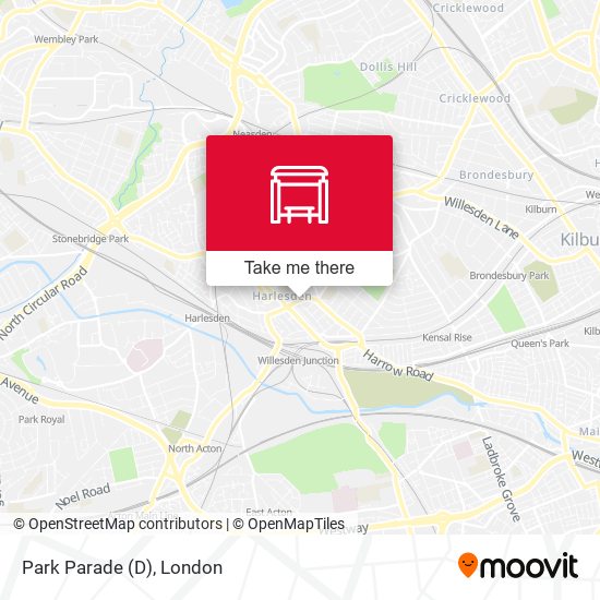 Park Parade (D) map