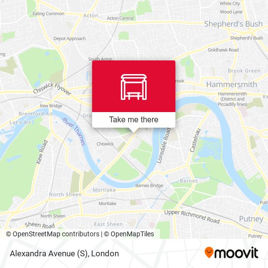 Alexandra Avenue (S) map
