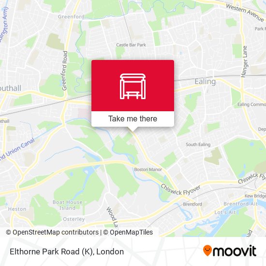 Elthorne Park Road (K) map