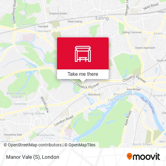 Manor Vale (S) map