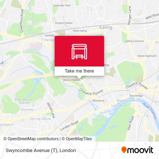 Swyncombe Avenue (T) map