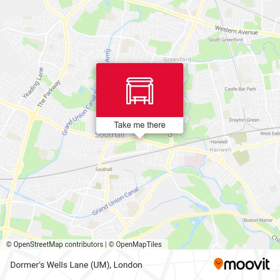 Dormer's Wells Lane (UM) map