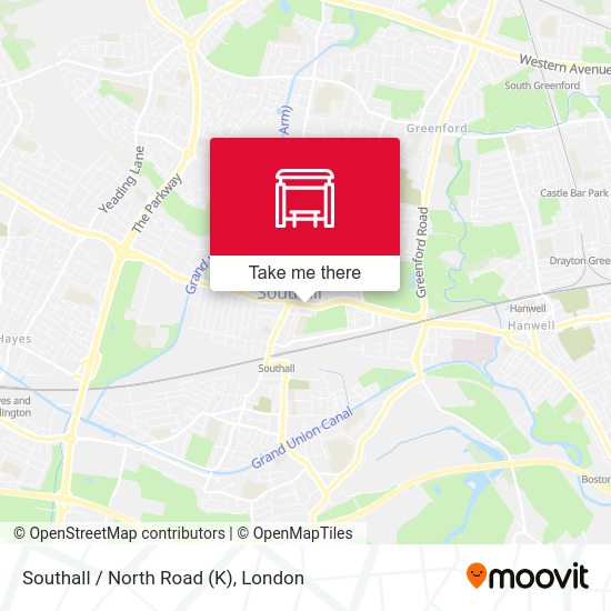 Southall / North Road (K) map