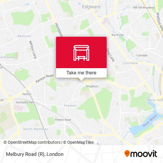 Melbury Road map