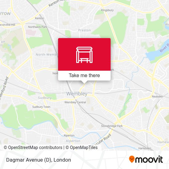 Dagmar Avenue map