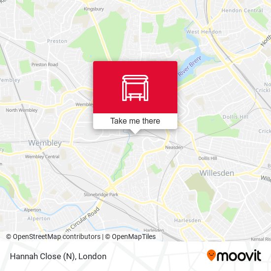 Hannah Close (N) map
