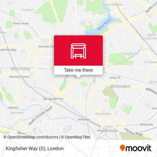 Kingfisher Way (D) map