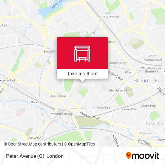 Peter Avenue (G) map