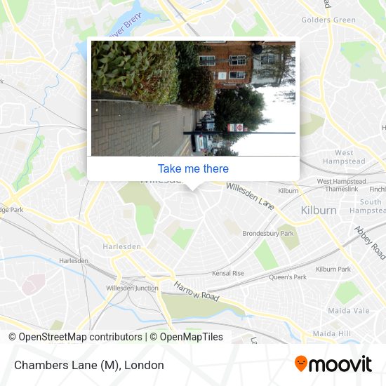 Chambers Lane (M) map