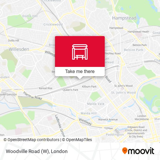 Woodville Road map