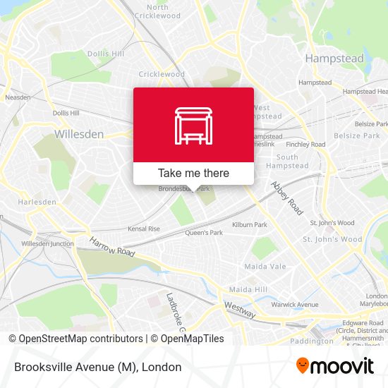 Brooksville Avenue (M) map