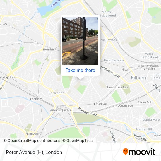 Peter Avenue (H) map