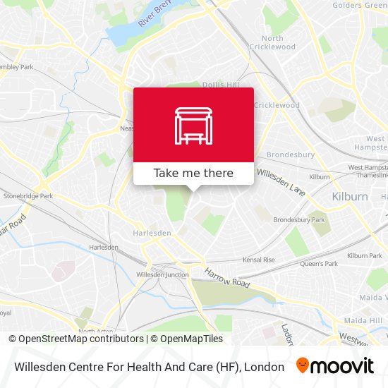Willesden Centre For Health And Care (HF) map