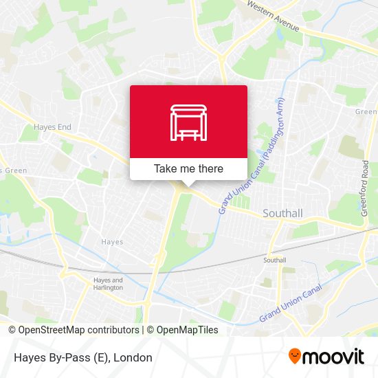 Hayes By-Pass (E) map