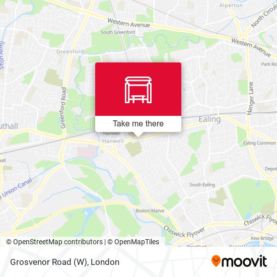 Grosvenor Road (W) map