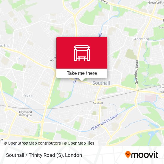 Southall / Trinity Road map