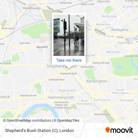 Shepherd's Bush Station (C) map