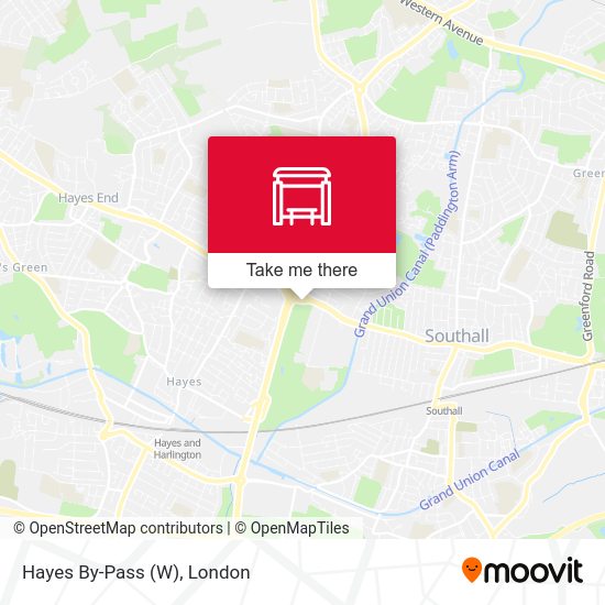 Hayes By-Pass (W) map