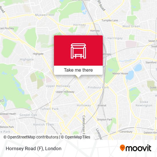 Hornsey Road (F) map