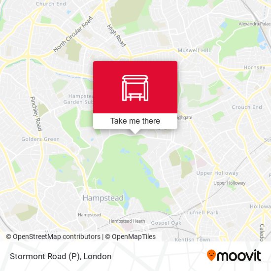 Stormont Road (P) map