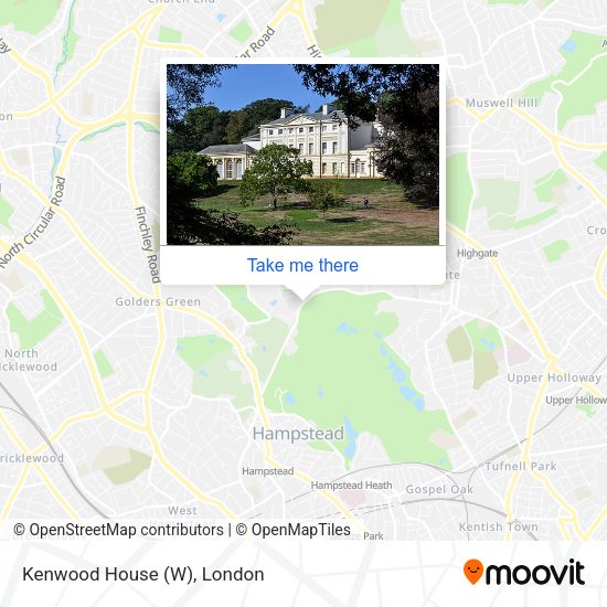 Kenwood House (W) map