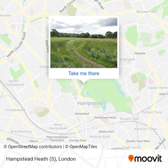 Hampstead Heath (S) map