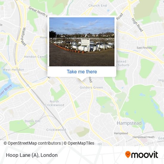 Hoop Lane (A) map