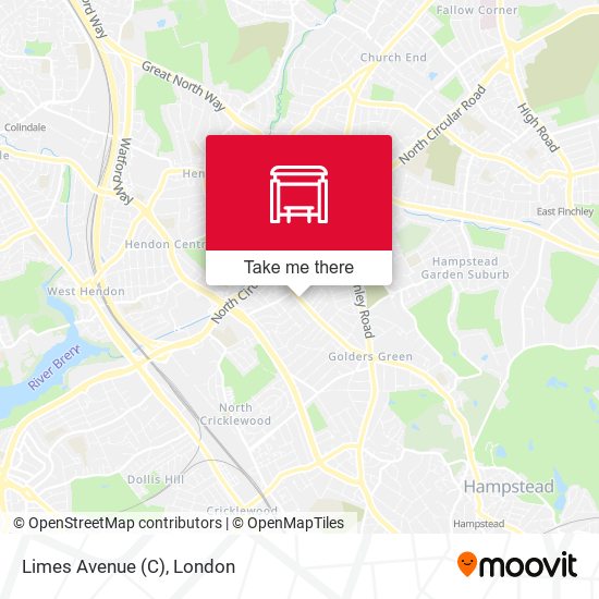 Limes Avenue (C) map