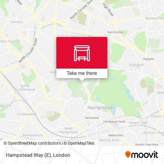 Hampstead Way (E) map
