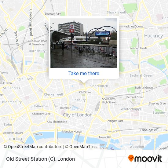 Old Street Station (C) map