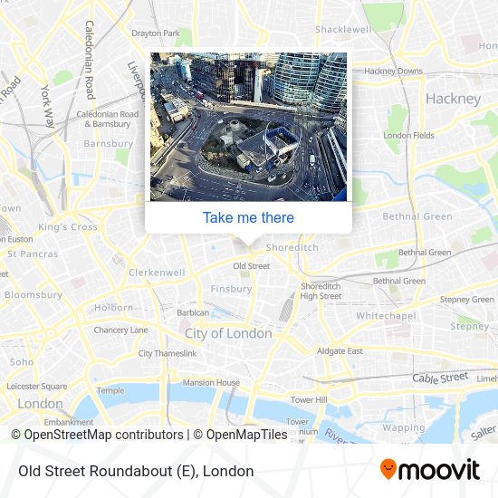 Old Street Roundabout (E) map