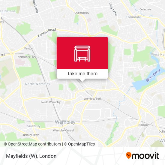 Mayfields (W) map
