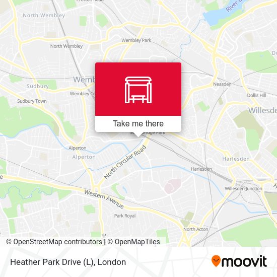 Heather Park Drive (L) map