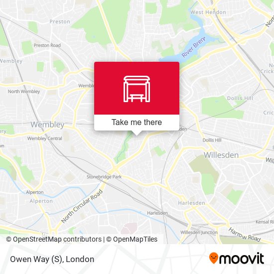 Owen Way (S) map