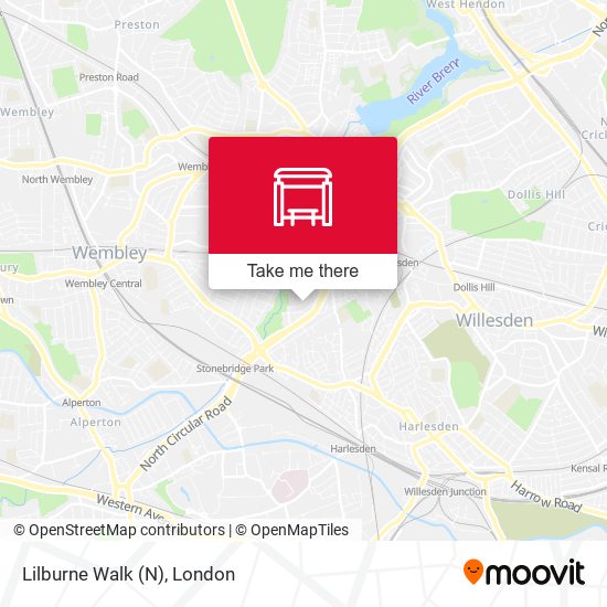 Lilburne Walk (N) map