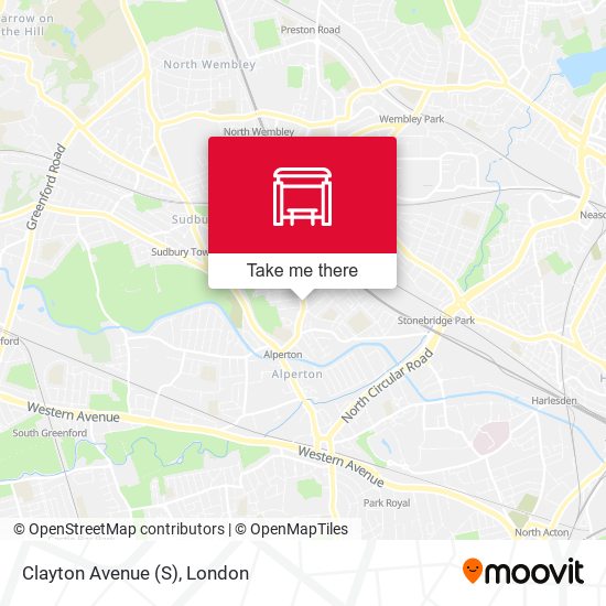 Clayton Avenue (S) map