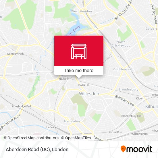 Aberdeen Road (DC) map
