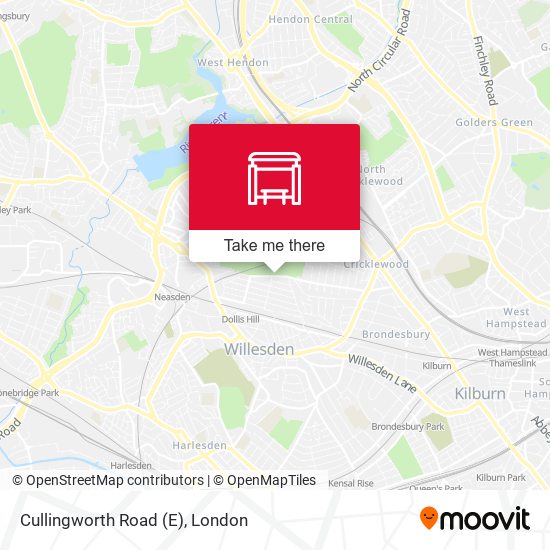 Cullingworth Road (E) map