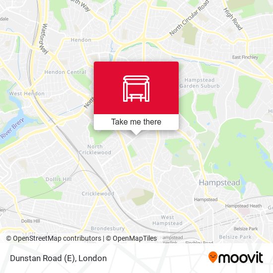 Dunstan Road (E) map