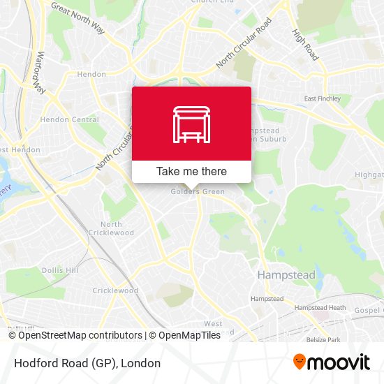 Hodford Road (GP) map