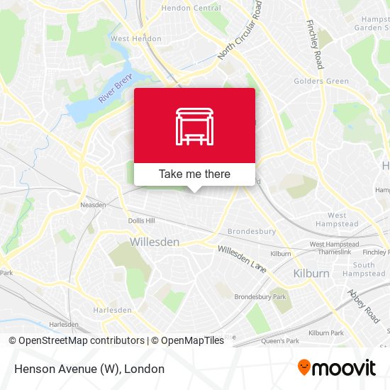 Henson Avenue (W) map