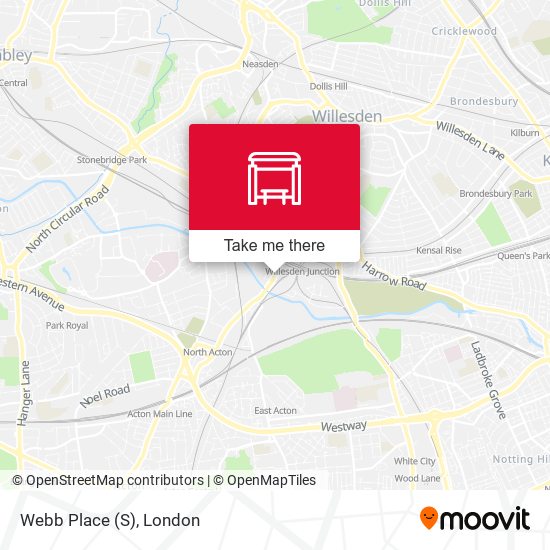 Webb Place (S) map